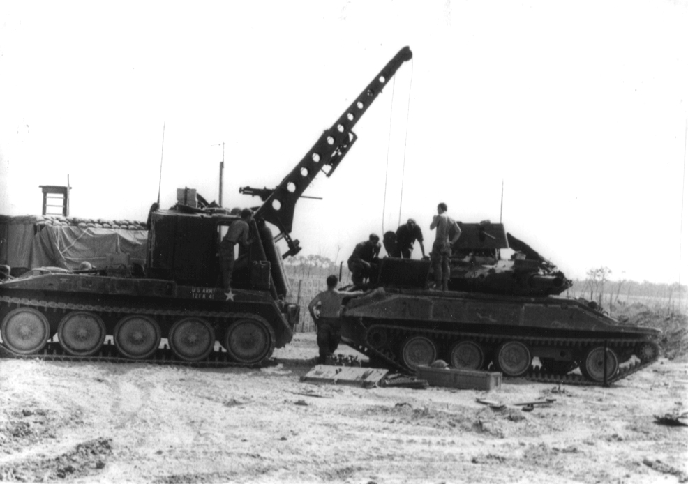 M578 Recovery Vehicle in action