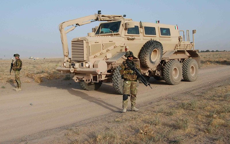 Italian Buffalo Looking for IED near Shindand