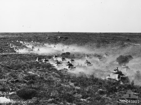2-10 Armoured Regiment during training