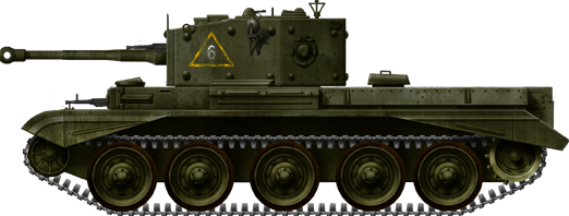 Cromwell Mark IV, unknown unit, Normandy, summer 1944.