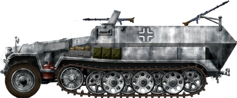 Sd.Kfz.251/1 Ausf.C - Moscow sector, January 1942 Sd.Kfz.251/1 Ausf.C near Moscow