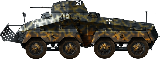 Russia 1943 Sd.Kfz.231 in Russia