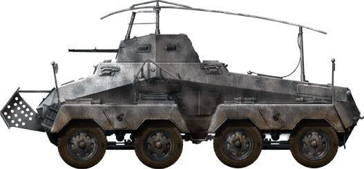 Kharkov March 1943 Sd.Kfz.232, Das Reich