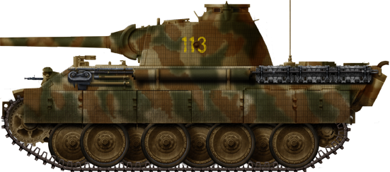 Panther Ausf.A, Poland, 1944